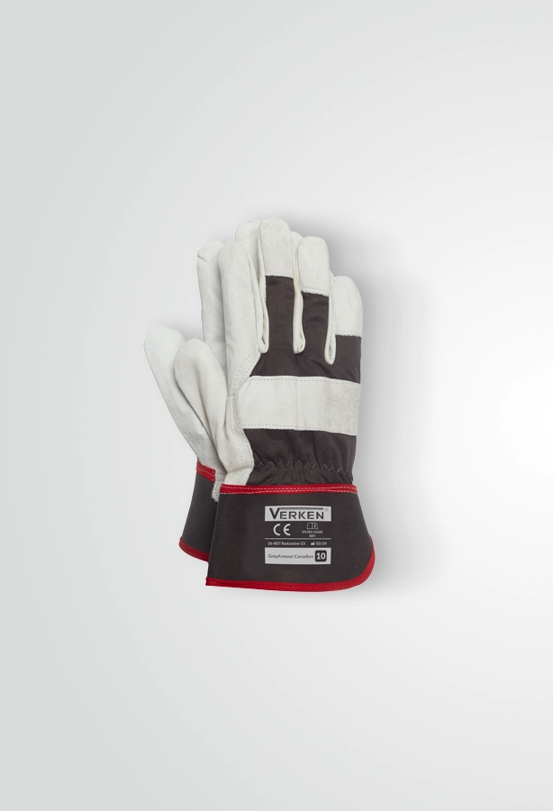 Rękawice robocze Grey Armour Total Velcro