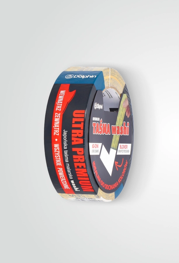 Taśma Washi do precyzyjnego odcinania kolorów 23 mm x 25 m